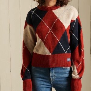 Superdry Patterned Crewneck Jumper